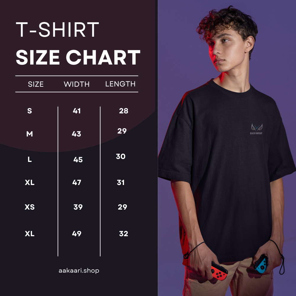 Black Panther Oversized Eagle Graphic Tee