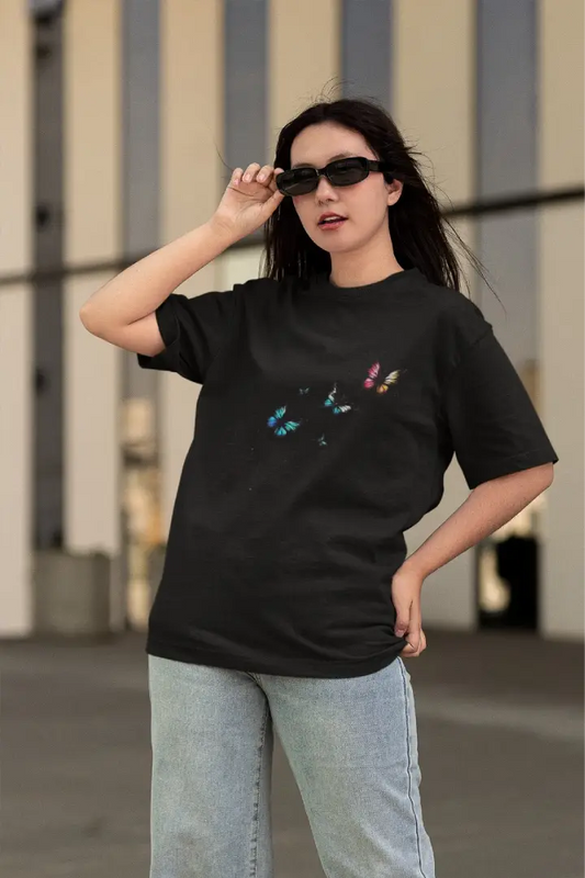 “Divine Krishna Cosmic Flow Tee – Oversize”