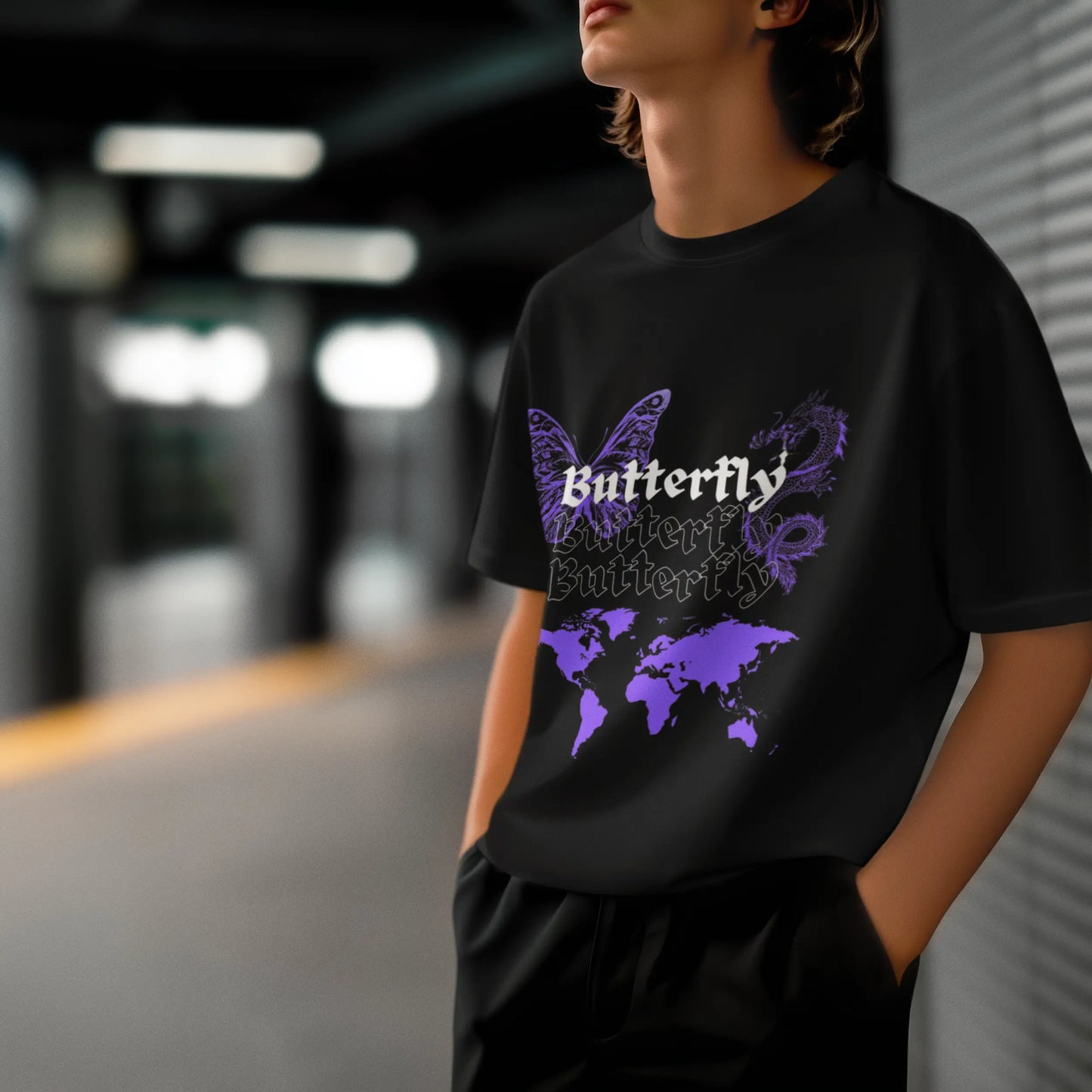 Global Butterfly Tee
