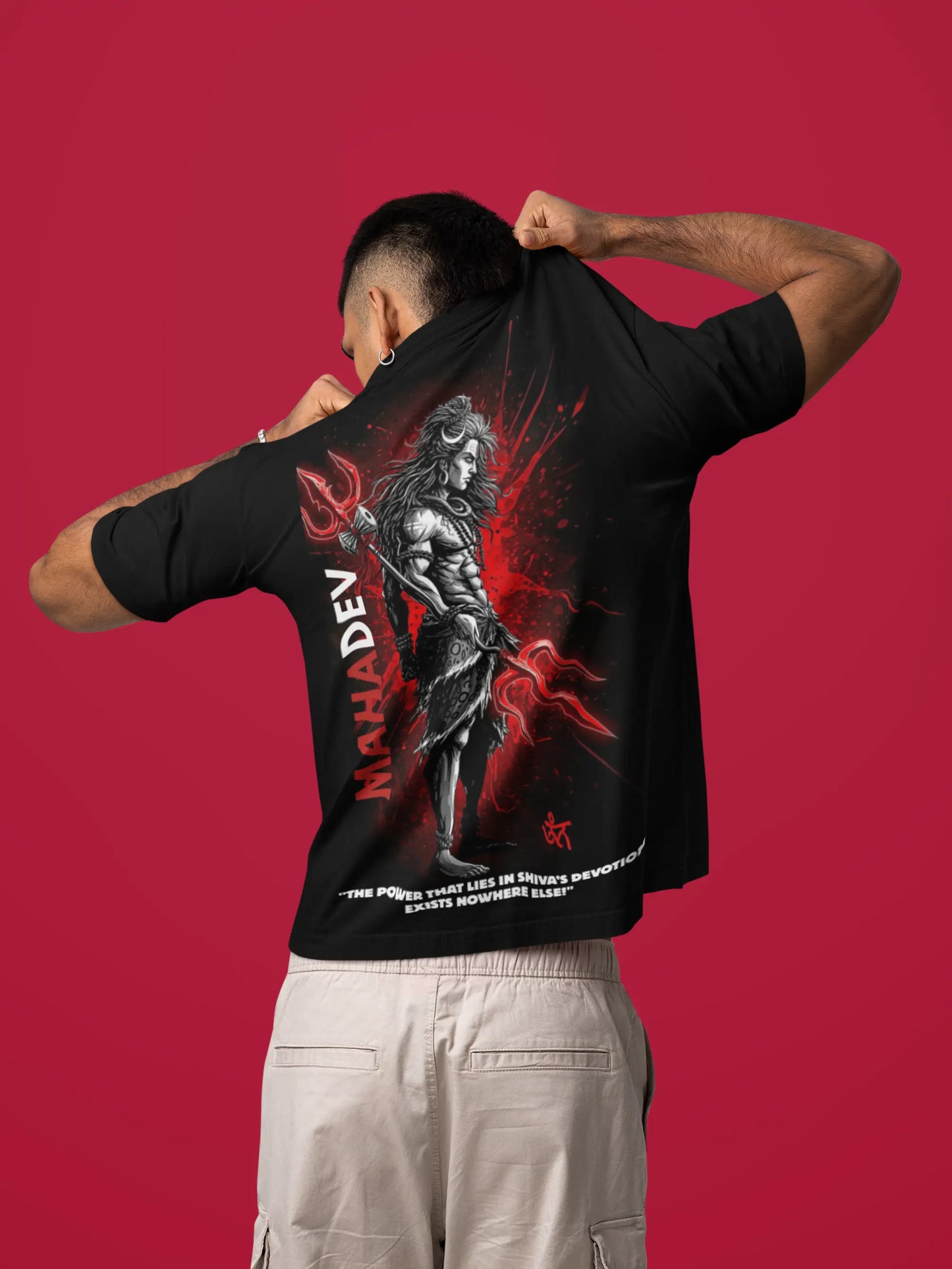 Unisex Oversized "SPIRIT" T-Shirt – 240 GSM Premium Polyester