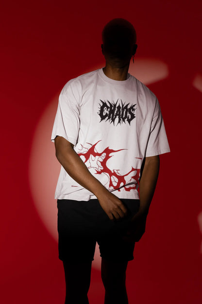 🔥 Chaos Graphic Oversized T-Shirt – Streetwear Essential