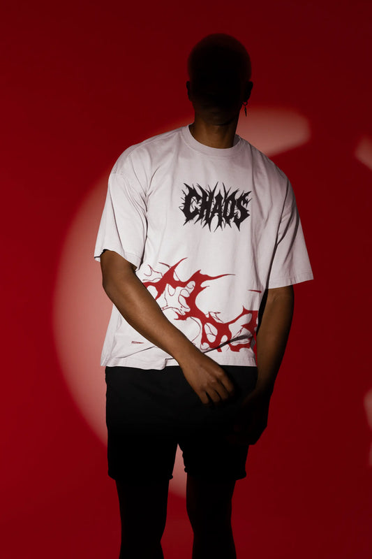 🔥 Chaos Graphic Oversized T-Shirt – Streetwear Essential