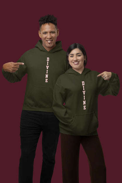 Oversized Divine Hoodie - Spiritual Graphic Sweatshirt | Unisex Streetwear | Premium Cotton