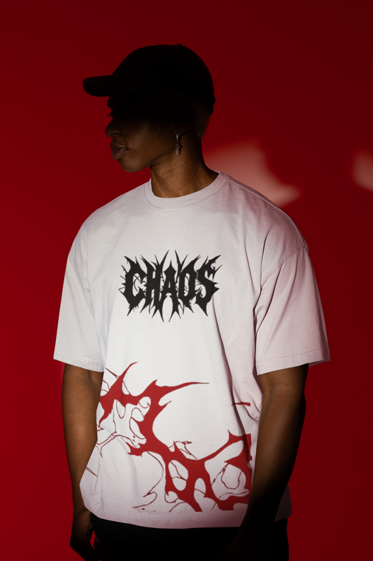 🔥 Chaos Graphic Oversized T-Shirt – Streetwear Essential