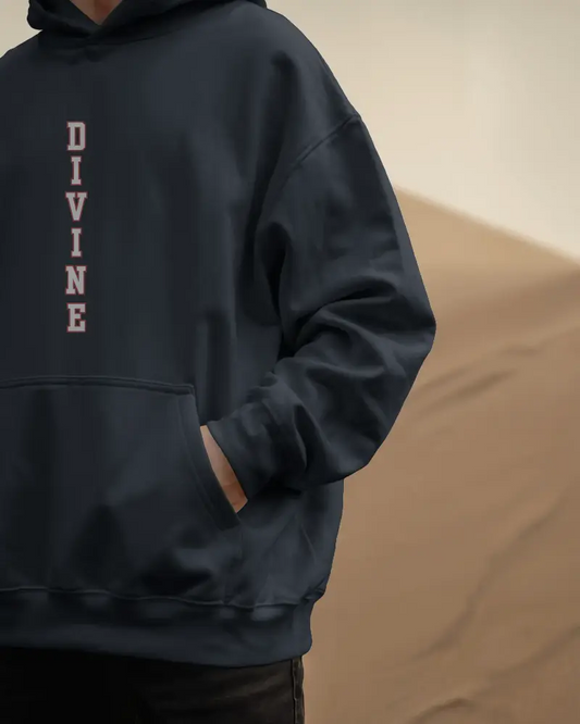 Oversized Divine Hoodie - Spiritual Graphic Sweatshirt | Unisex Streetwear | Premium Cotton