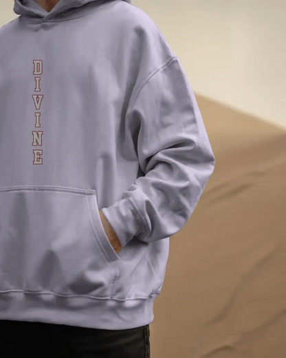 Oversized Divine Hoodie - Spiritual Graphic Sweatshirt | Unisex Streetwear | Premium Cotton