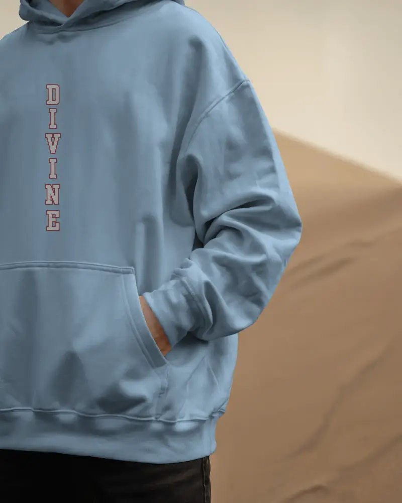 Oversized Divine Hoodie - Spiritual Graphic Sweatshirt | Unisex Streetwear | Premium Cotton