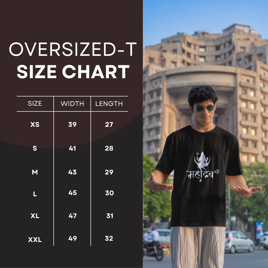 Mahadev – Spiritual Oversized T-shirt