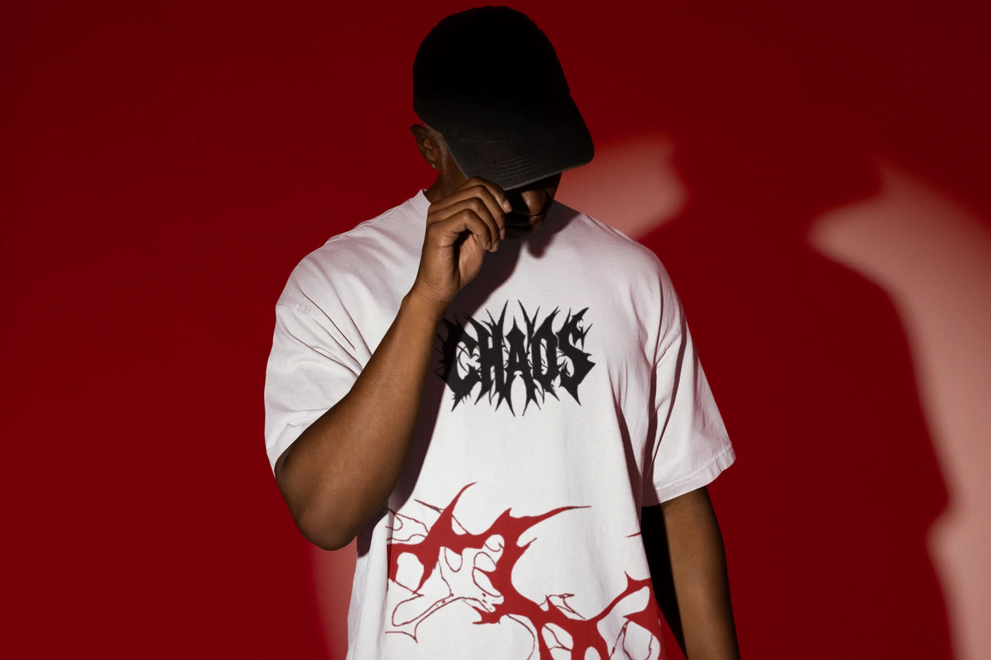 🔥 Chaos Graphic Oversized T-Shirt – Streetwear Essential